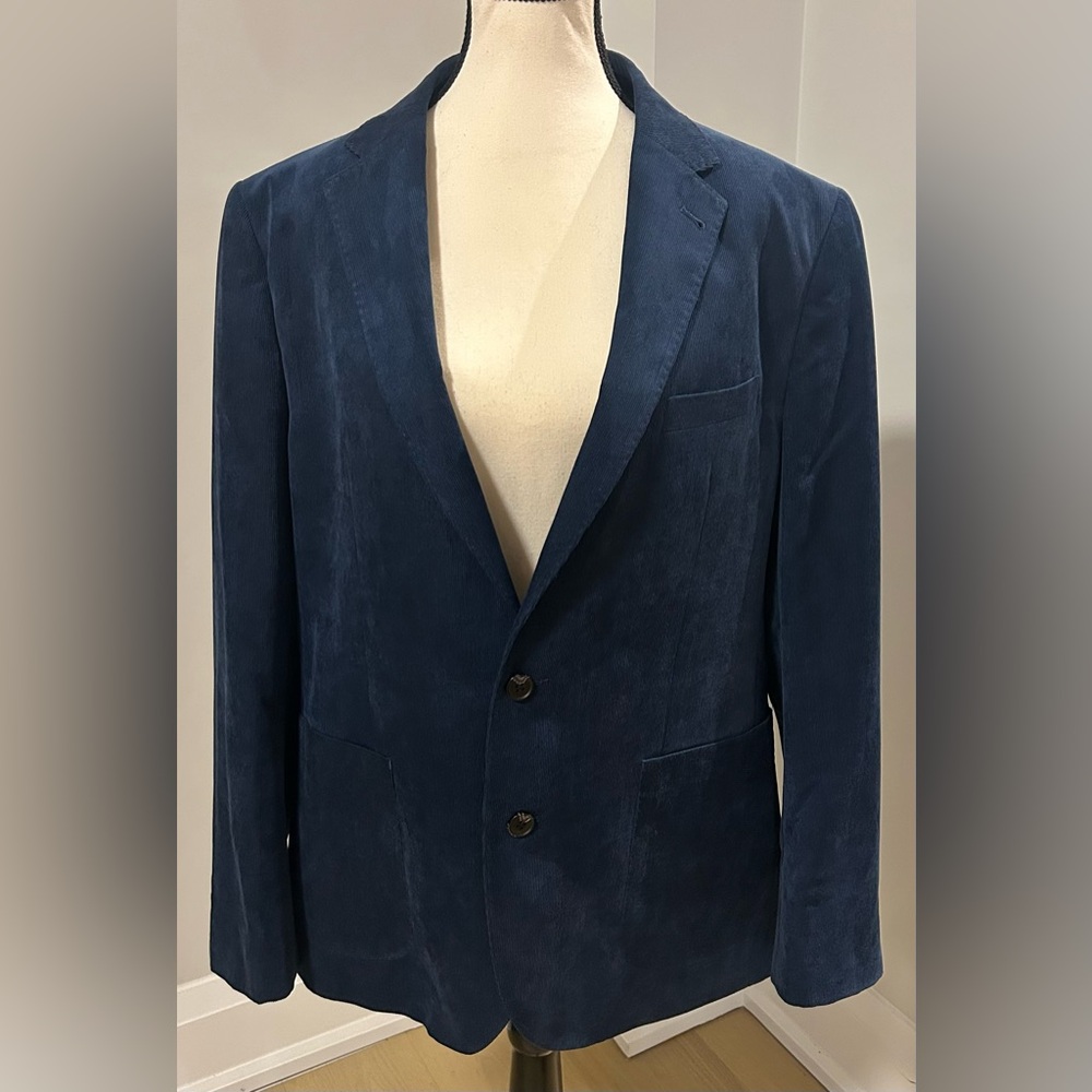 Simon Carter Blue Corduroy Jacket Men’s 46R